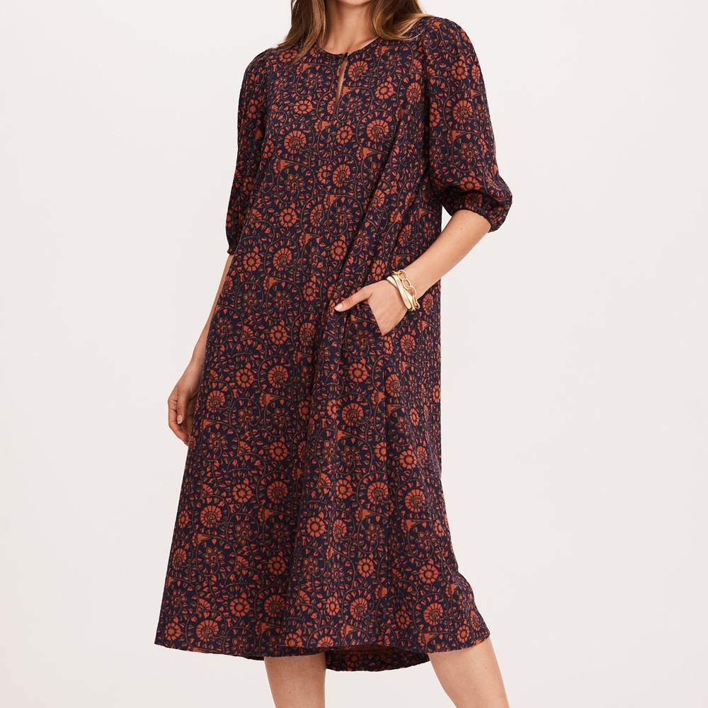 Floral Print Midi Dress
